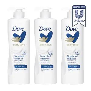 도브 바디러브 바디로션 너리쉬드 라디언스 400ml 3개
