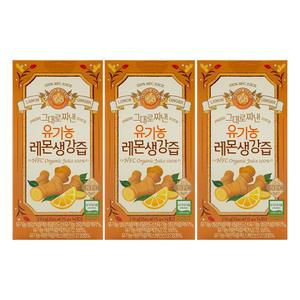 홀베리 그대로 짜낸 유기농 레몬생강즙 15g x 14포 x 3박스 /An