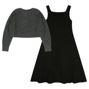 [코데즈컴바인] 뒷단추 울니트 스퀘어넥 원피스 셋업 (CJD-OP512WA)
