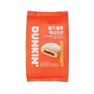 던킨 딸기 듬뿍 미니도넛 250g (10개입)