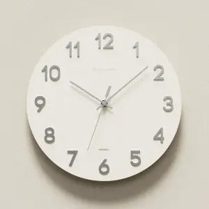 [무아스] 3D 입체 폰트 무소음 벽시계 거실 벽걸이시계 인테리어