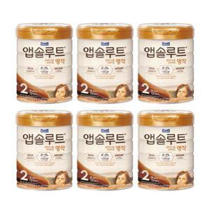 2단계 아기분유 유아분유 앱솔루트 매일 명작 2FL 800gx6캔분유