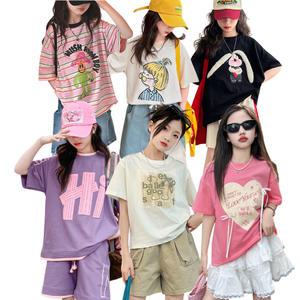 주니어 여아 여름 상하복 반팔 반바지 원피스 청바지 초등학생 등원룩 아동복 상하세트 의류