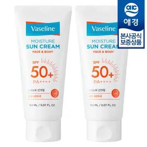 [애경] 바세린 모이스처 선크림 150ml x2개