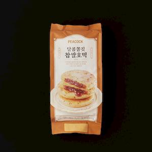 피코크 달콤쫄깃 찹쌀호떡 400g 2개 캠핑요리 음식 캠핑 밀키트