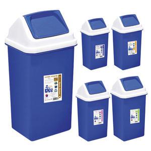 휴지통 사각휴지통 15L  20L  30L  50L  60L 아카데미 업소용 플라스틱 쓰레기통 분리수거통 청소도구