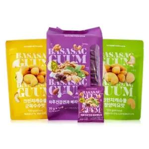 [립사이팅]베리앤넛츠 10입 +캐슈볼 군옥수수맛 130g 1봉 + 캐슈볼 청양고추맛 130g 1봉