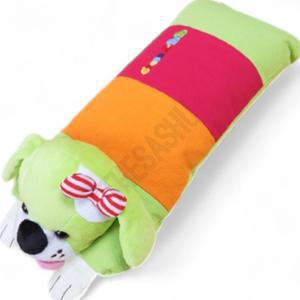 귀여운아기베개 리본강아지 메밀베개 그린