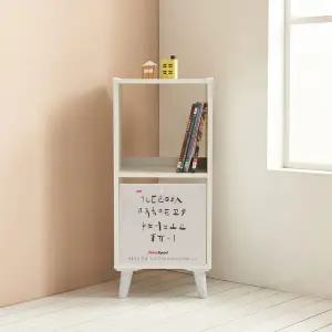 우아미가구 이라 화이트 수납책장 2단2칸