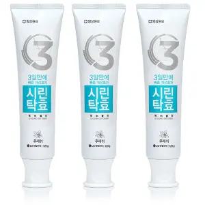 LG생활건강 페리오 시린탁효 후레쉬 치약 120g x 3개
