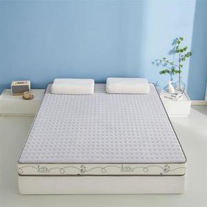 VESCOVO 라텍스 두꺼운 다다미 토퍼, 140x200 니트 코튼 원단 바닥 매트리스