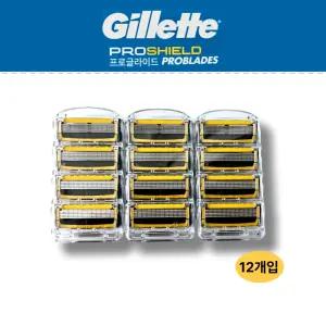 질레트 프로쉴드 옐로우 리필용 면도날 12개 코스트코