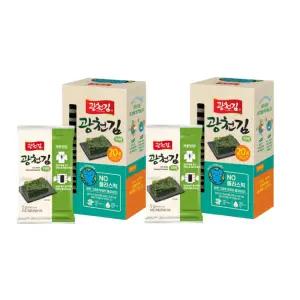 광천김 에코 파래김 5g 20봉 X2박스 노플라스틱 김 BNS