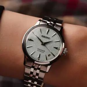 세이코 프레사지 칵테일 타임 오토매틱 여성 메탈시계 SRPL63J1