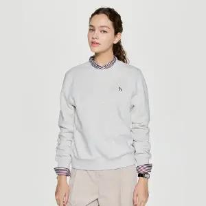 [롯데백화점]헤지스레이디스 코튼 블렌드 기모 스웨트셔츠 HSTS5D901