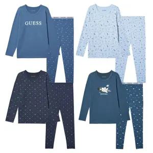 게스 남아 면모달 내의 세트 초등 잠옷 아동 유아 어린이 파자마 실내복 겨울 내복