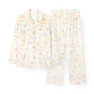 [롯데백화점]오르시떼 남성 G125 캔버스뉴욕 긴소매 파자마 세트 OR25WMGEG125