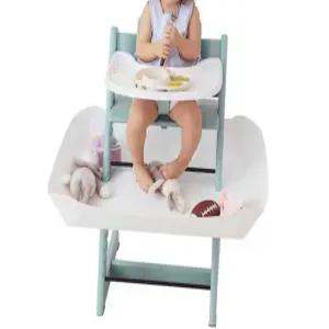 아기 의자 식탁 음식 흘림 깔끔 의자 트레이 받침