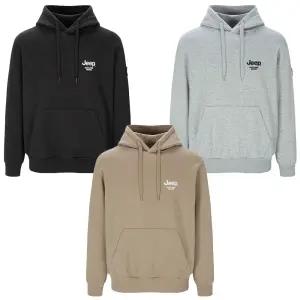 지프 남성 긴소매 아이콘 후드티 코튼 폴리 혼합 소재 구김이 적은 모자티 긴팔 후디 티셔츠