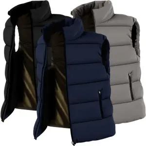 남성 패딩조끼 가을 겨울 남자 운동 등산 캠핑 골프 러닝 경량 작업 패딩 조끼 베스트 빅사이즈