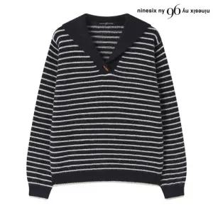 세일러 카라 스트라이프 긴팔 니트 (NP4KT003L0)