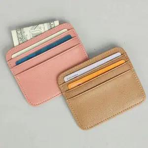 여성 가죽 카드지갑 남자 카드홀더 미니 명함지갑 미니지갑