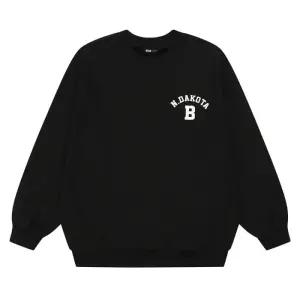 소이 HC22 폴리벨로아본딩맨투맨티 남아 겨울용 블랙 벨로아 본딩 박스핏 스판 맨투맨