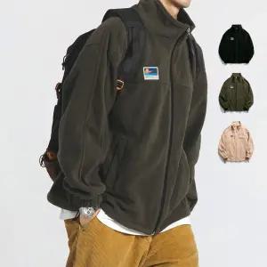 남성 베이직 플리스 자켓 겨울 후리스 집업 점퍼