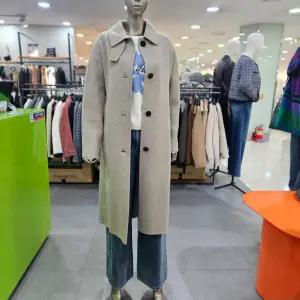 시슬리/애플아울렛/스텔라 싱글 벨티드 롱 코트 SACT39461