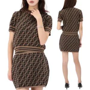 25FW 펜디 FF로고 반팔 니트 성인사이즈 JFG069 AEYD F15B6-AK