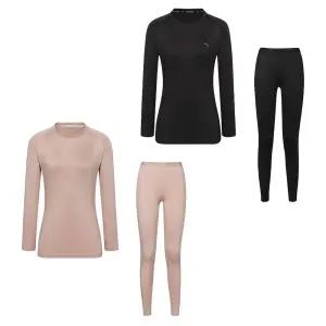 푸마 여성 웜웨어 세트 피치브러쉬기모 내의 겨울 내복 여자 언더웨어 플랫봉제 이너 보온성강화