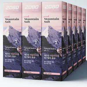 2080 히말라야 핑크솔트 치약 잇몸케어 15개입 소금치약 구강