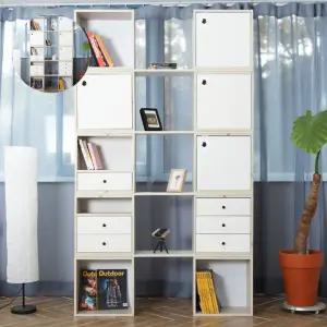 (제스트)도어형 원목공간박스 오픈형 서랍형 완제품 수납장