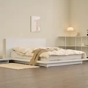 파로마 누비아 저상형침대 프레임만 Q/K/LK 겸용 (착불)