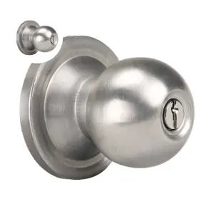 국산 원통형 현관정 방화문용 도어 손잡이 핸들 잠금 셀프교체 옥상문고리 출입문 형 도어 부속 락