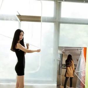 반투명 베란다 방풍 비닐 가림막 겨울 방풍 비닐 겨울철 아파트