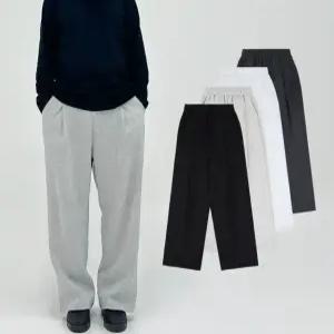 국내생산 라루루스튜디오 원턱 와이드 트레이닝 바지 남자 츄리닝 바지 키큰남자 키작남 남녀공용