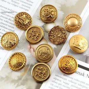 금단추 의류부자재 정장 자켓 코트 고급 금장 단추
