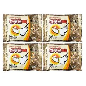 하루온팩 발난로 [2매 x 20세트 40매입] 붙이는 발핫팩 발에 붙이는 핫팩 온찜질팩 온열팩