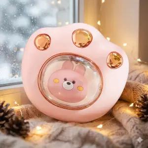 충전식 손난로 고양이 캐릭터 휴대용 USB 손난로