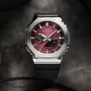 G-SHOCK 지샥 GBM-2100A-4B 블루투스 터프솔라 지얄오크 버건디