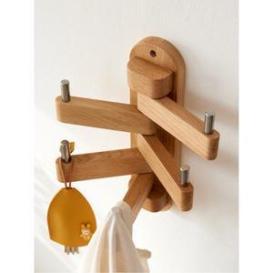 벽걸이 옷걸이 회전형 소품걸이 코트랙 행거 욕실 모자걸이