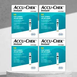 로슈 아큐첵 인스턴트 혈당시험지 4박스 200매 Instant 측정지