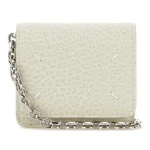 메종마르지엘라 초크 가죽 체인 디테일 카드 지갑 SA3UI0009P4455 H9677