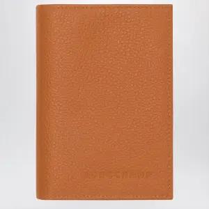 앰버 그레네이드 가죽 엠보스드 로고 여권지갑 L3416021 490