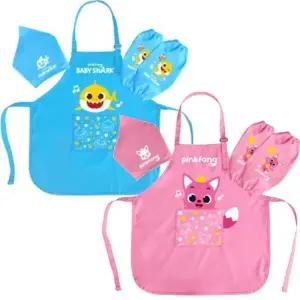 [하프클럽/셀러허브_여성트랜드패션]여아용 미술 놀이 앞치마 선물세트 토