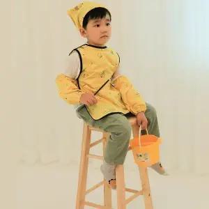 [하프클럽/셀러허브_여성트랜드패션]방수 유아 앞치마set 토끼친구/유아놀