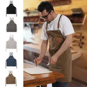 [하프클럽/셀러허브_여성트랜드패션]바리스타앞치마 까페 화방 카페 네일