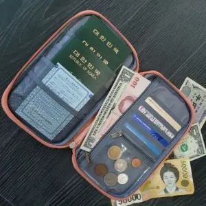 여행용 소형 지갑 생활방수 캐주얼 여권 케이스 (WFIKV7N)