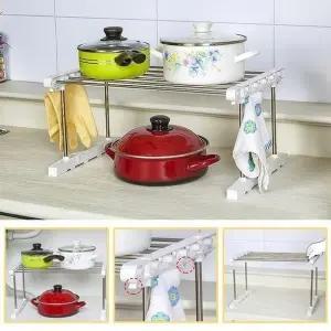 [하프클럽/셀러허브_여성트랜드패션]선반 스텐파이프 간편조립식 1단